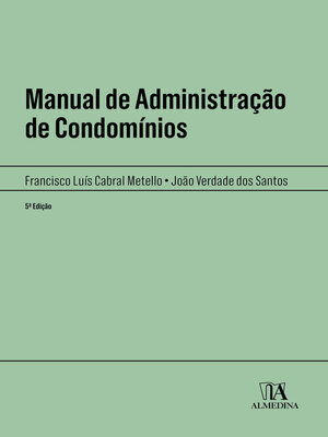cover image of Manual de Administração de Condomínios--5ª Edição